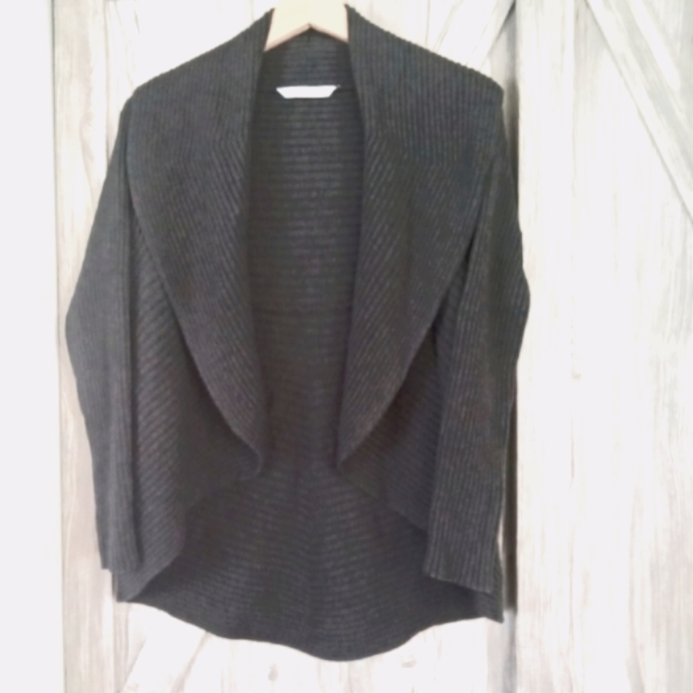 Peter Nygard Grey Cocoon Sweater L
